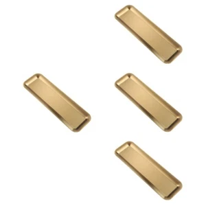 Set of 4 Sushi -Teller Aus Edelstahl -Servierplatte Display Tably - Afbeelding 1 van 12
