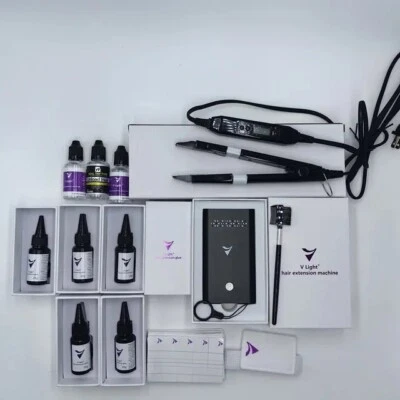 V Light Hair Extension Machine V Light Extensions Kit for Human Hair extensition - Image 1 of 4