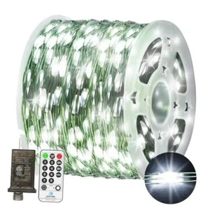 393FT 1200 LED Christmas Lights Outdoor String Lights 8 Modes & Timer Twinkle - Picture 1 of 8