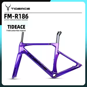 All Road T1000 Carbon Fiber Rennrad Rahmen Felgenbremse Fahrradrahmen OEM - Bild 1 von 9
