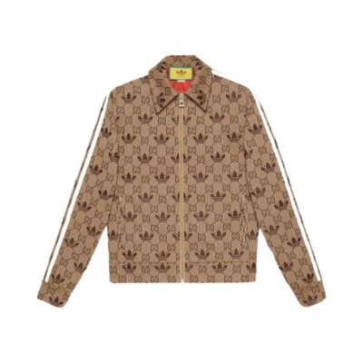 Jaqueta masculina GUCCI X ADIDAS GG TRACK COM ZÍPER TAMANHO XL - Imagem 1 de 4
