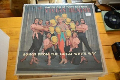 VIVIAN BLAINE "SONGS FROM THE GREAT WHITE WAY" LP 12" RECORD MERCURY CHEESECAKE Foto 1 de 4