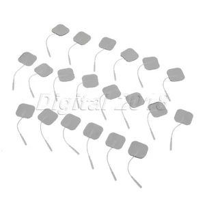 20 piezas almohadillas de electrodos de repuesto para masajistas decenas de unidades máquina de terapia 5x5 cm - Imagen 1 de 10