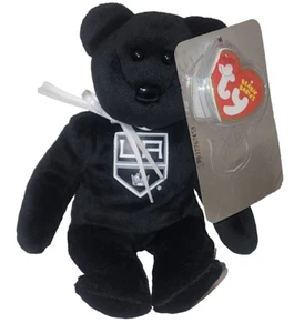 Ty Beanie Baby - L0S ANGELES LA KINGS NHL Oso de Hockey 8" NUEVO MWMTs Juguete de Peluche - Imagen 1 de 10
