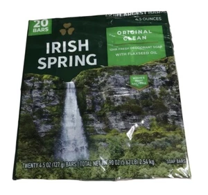 Irish Spring Bar Soap 4.5 oz Refreshing Scent Bulk (pack Of 20) - Picture 1 of 1