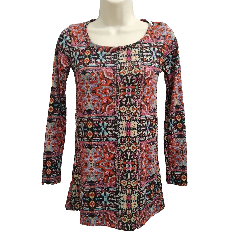 Blusa Top Camisa Living Doll Mujer Junior X Pequeña Roja Azul Delgada Vaquera Ligera Foto 1 de 4