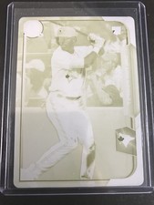 2015 Bowman Chrome Yellow Print Plate Dalton Pompey RC Non - Auto