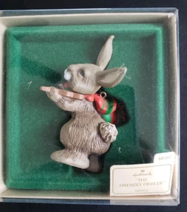 Hallmark Vintage 1981 Andenken Ornament "The Friendly Fiddler" mit Box - Bild 1 von 5