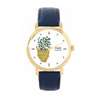 Toff London TLWS-38373 Ladies String of Hearts Plant Watch