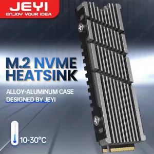 JEYI M.2 2280 SSD Kühlkörper Aluminium Solid State Drive Kühler effizienter Kühler - Bild 1 von 6