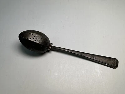 Colher de chá vintage - 1881 Rogers A1 prato de prata colher infusor de chá - Imagem 1 de 3