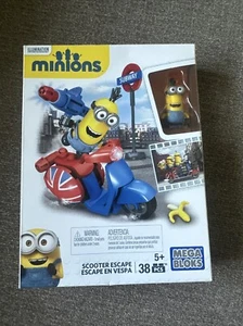 Mega Bloks - Minions - Vespa Scooter Escape Building Toy - 38 pieces NIB - CNF52 - Picture 1 of 9