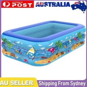Inflatable Swimming Pools Cartoon Pattern Thickening Swimming Pools for Family - Picture 1 of 14