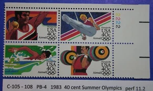 Price is per Each C-105 - 108  US Mint Never Hinged Airmail  Plate Blocks  - Picture 1 of 1