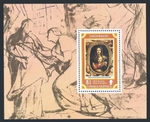 Turks & Caicos 337, MNH. Michel Bl.8. Christmas 1977. Peter Paul Rubens. - Picture 1 of 1