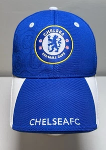 Chelsea Football Club Soccer Hat Cap Adult Blue White Logo Adjustable - Picture 1 of 8