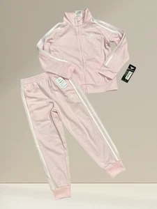 NWT Adidas Track Suit Pink Girls Size 5 - Picture 1 of 2