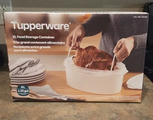 Tupperware XL Frischhaltedose 1,5 Liter / 6L Drehspieß Huhn - Bild 1 von 6