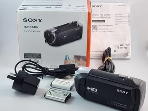 Sony Handycam HDR-CX405 Full HD 60x Clear Zoom Camcorder w/ Built-In USB - Black - Picture 1 of 12