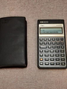 HP 17BII Hewlett Packard Business Calculator with Sleeve/Case - Picture 1 of 8