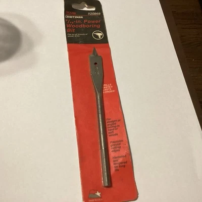Craftsman 9 20868 9/16" power woodboring bit Sears Made in USA - Image 1 of 2