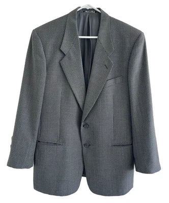Mani Giorgio Armani 100% Wool Blazer Jacket Gray Made in Italy Size 40 - Image 1 of 4