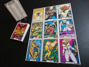 Juego de tarjetas coleccionables base Arthur Adams Marvel 1989 imágenes de cómic - Imagen 1 de 3