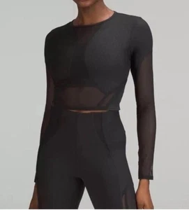 NWOT Lululemon Mesh Panelled Training Long Sleeve size 4 - Picture 1 of 13