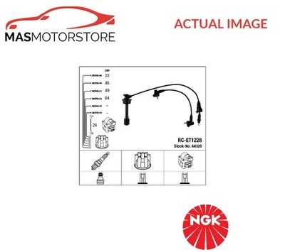 IGNITION CABLE SET LEADS KIT NGK 44320 P NEW OE REPLACEMENT - Image 1 of 4