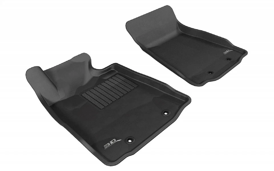 3D MAXpider Custom Fit Kagu Black 1st Row Floor Liners for Nissan 370Z Foto 1 de 4