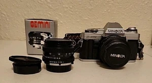 Cámara fotográfica Minolta X-370 35 mm SLR - negra (Kit con lente 28 mm 2,8 y paquete) - Imagen 1 de 4