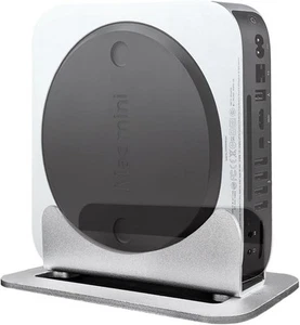 Aluminum Desktop Vertical Stand Holder Compatible with Apple Mac Mini 2010-2023 - Picture 1 of 7
