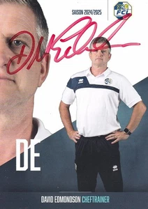 David EDMONDSON - Schweiz, FC Luzern 2024/25, Cheftrainer, Original-Autogramm! - Picture 1 of 1