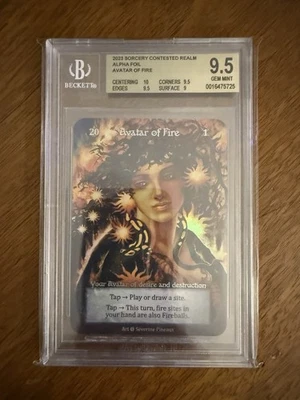 Avatar of Fire - Alpha Foil - BGS 9.5 Gem Mint - Sorcery Contested Realm  - Image 1 of 4