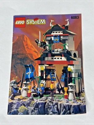 Lego System Ninja Samurai Stronghold 6083 año 1998 manual de instrucciones folleto Foto 1 de 2