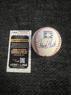 Johnny Bench Cincinnati Reds Signed Hall of Fame Baseball JSA - Image 1 of 3