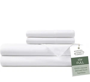 100% Viscose Derived from Bamboo Sheets King Size - Cooling Bed Sheets (full) - Picture 1 of 11
