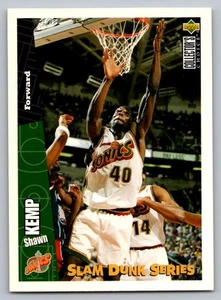 Shawn Kemp #39 Seattle SuperSonics 1996 Upper Deck Slam Dunk Series - Picture 1 of 2