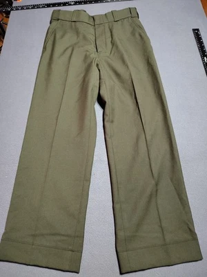 Spiewak Uniform Pants Men 31/28 Olive Flat Non-Cargo Duty Trousers Work  - Image 1 of 4
