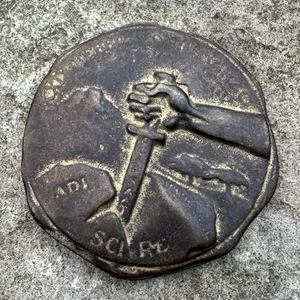 ORIGINAL Battle Of Aspromonte 29 August 1862 The Italian Unification Medal - Picture 1 of 2