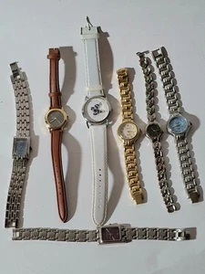 7 Ladies Wrist Watch Lot Elgin Pembrooke Carriage Claremont Etc - Picture 1 of 4