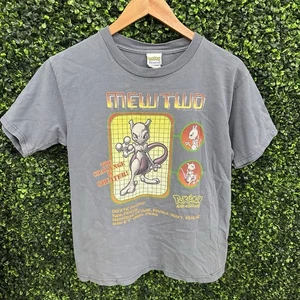 Camiseta Pokémon Nintendo Mewtwo 1999 Vintage Años 90 RARA Talla Adulto Pequeña Juvenil L - Imagen 1 de 3
