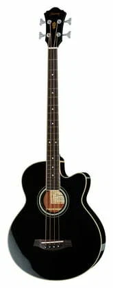 Ibanez basso acustico elettrificato AEB8E Black - Immagine 1 di 4