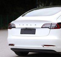 Tesla Model  3 Y Black Trunk Letters Sticker Tail Decal Refit
