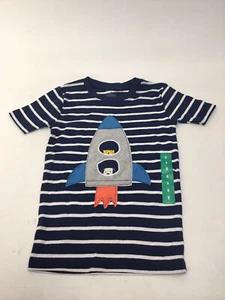 Carter's Boys Blue/White Stripped Sleepwear Shirt- Size 8 - Picture 1 of 1