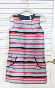 Cat & Jack Multicolor Stripe Dress Girls Size XL 14/16 - Picture 1 of 9