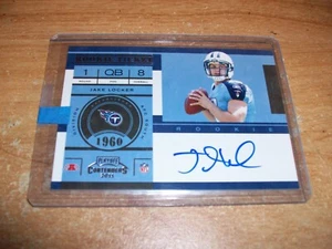 2011 Panini Contenders NFL Football Jake Locker Rookie Auto Card Titans (B) - Picture 1 of 2