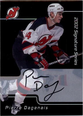 2001-02 BAP Signature Series Autographs #250 Pierre Dagenais Auto - NM-MT - Image 1 of 2