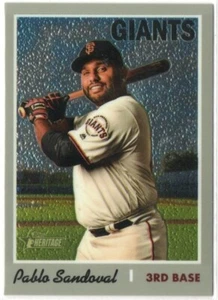 Pablo Sandoval 2019 Topps Heritage Chrome Parallel #'d/999 Card #THC-276 - Picture 1 of 2