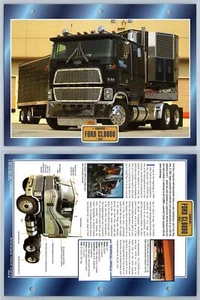 Ford CL9000 - 1978 - Cabovers - Atlas Trucks Maxi Card - Picture 1 of 1